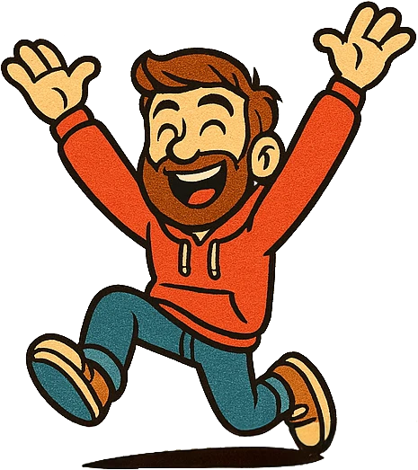 Excited about waffles